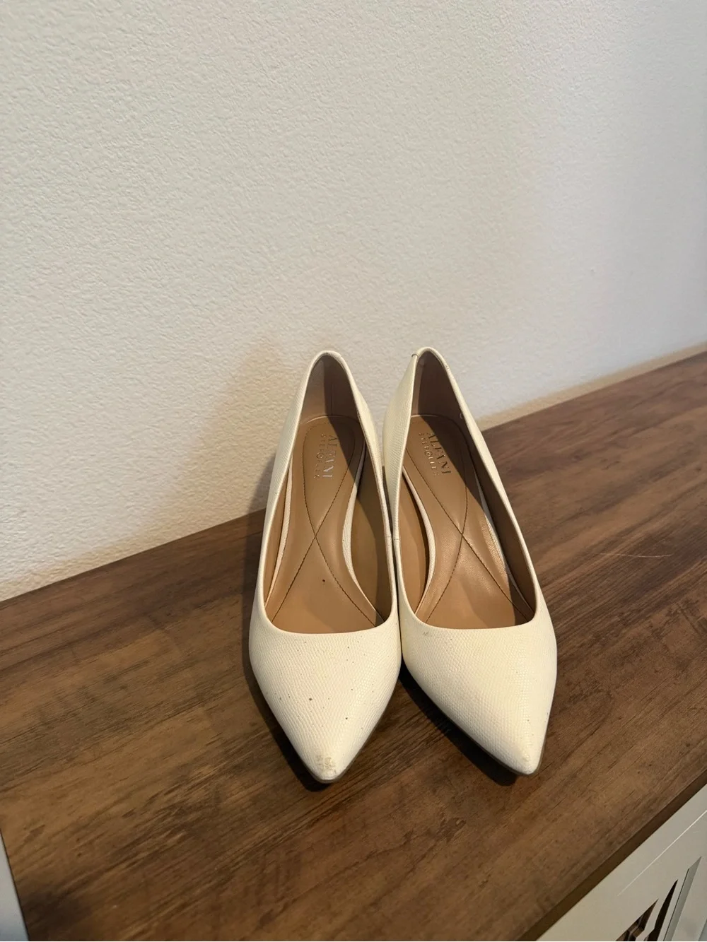 Women’s Alfani Pointed Toe Cream Pumps